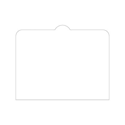 Custom Plastic 8" x 10" Display Signage