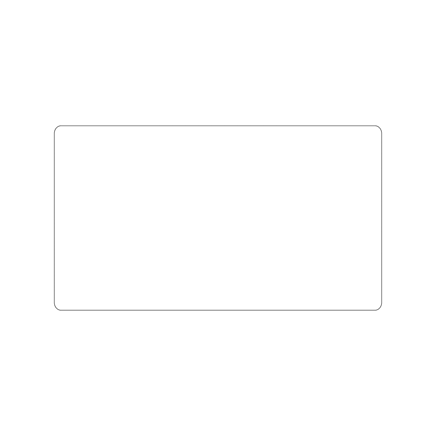 Custom Plastic 3.875" x 6.875" Invitation