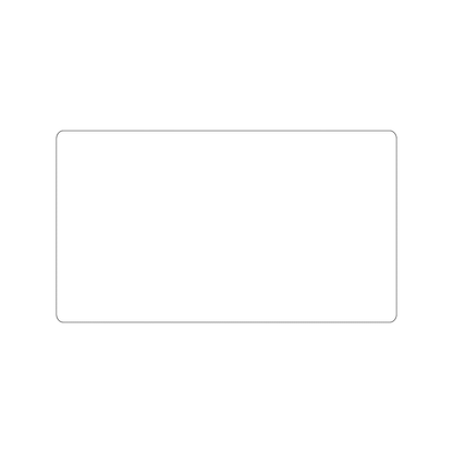 Custom Plastic 3.875" x 6.875" Invitation