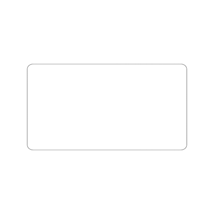 Custom Plastic 6.5" x 3.5" Invitations