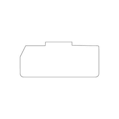 Custom Plastic 3.375" x 1.5" Pipe Shape Cards