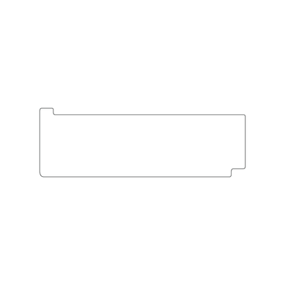 Custom Plastic 1.75" x 5.25" Storage Container Shape Cards