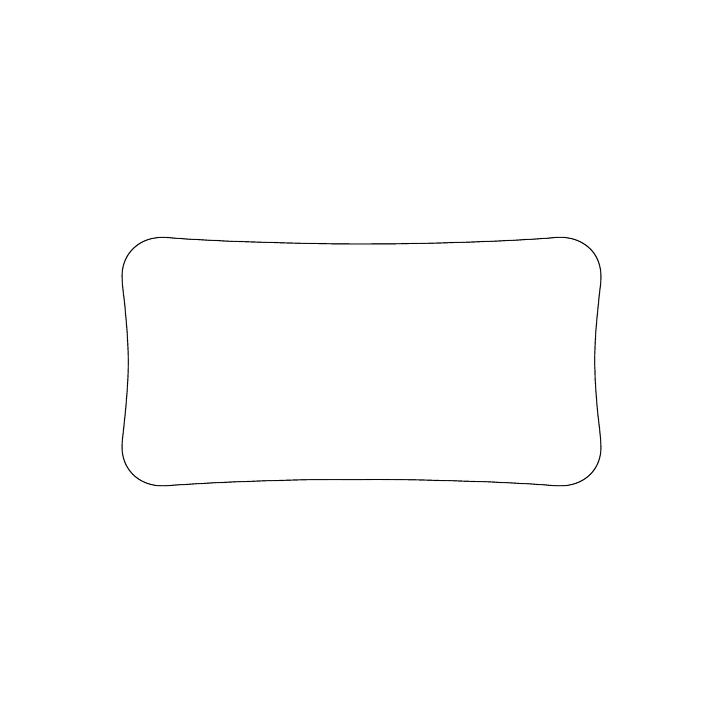 Custom Plastic 3.375" x 1.75" Concave Cards