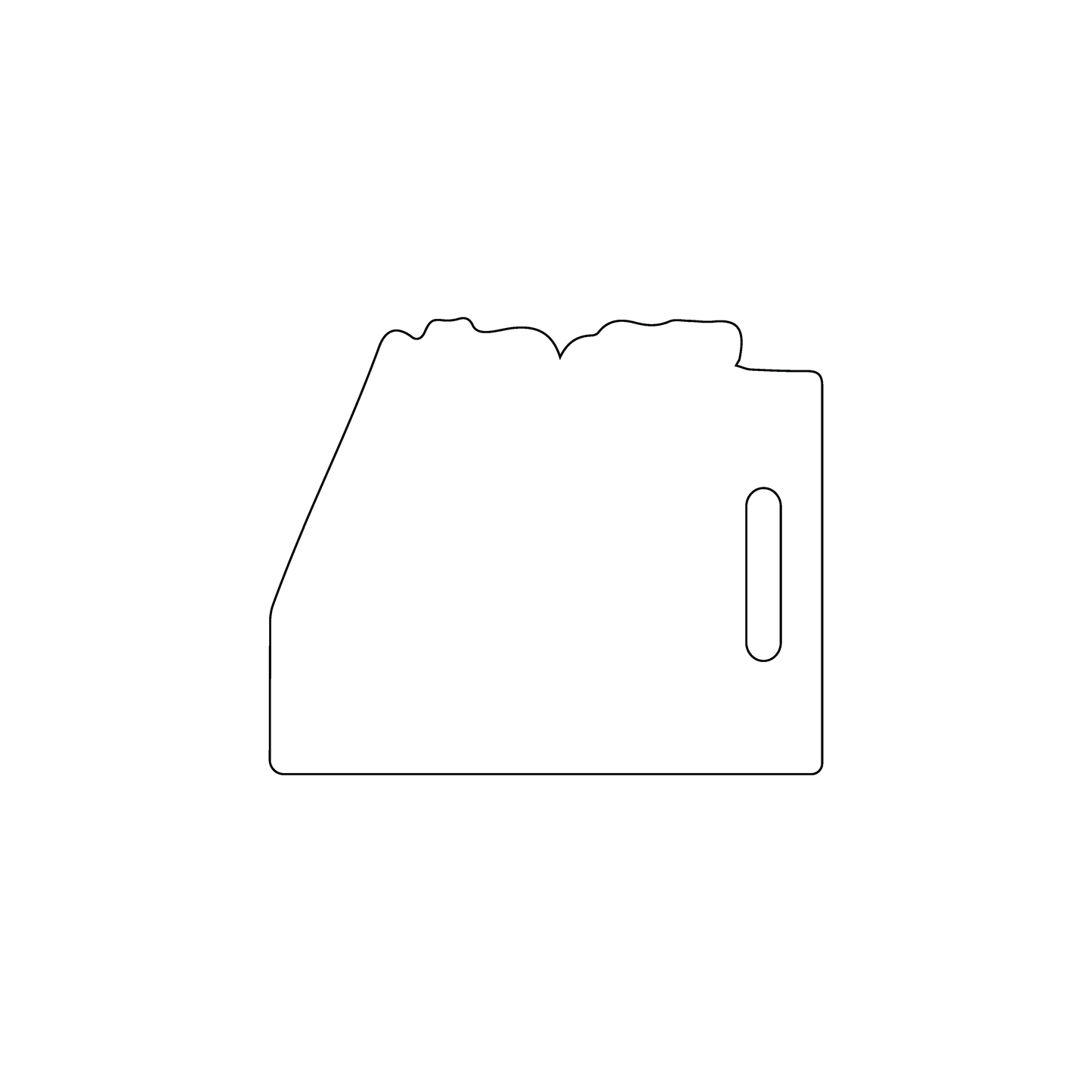 Custom Plastic 2" x 1.65" Arizona Shape Key Tags