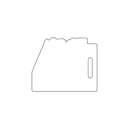 Custom Plastic 2" x 1.65" Arizona Shape Key Tags
