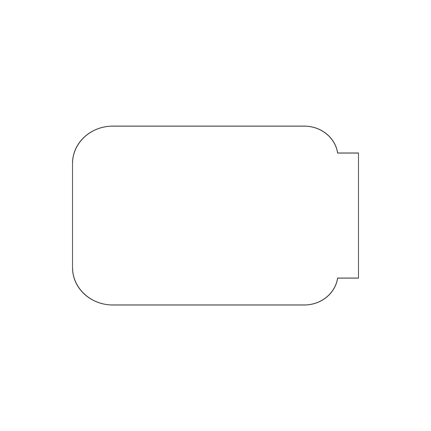 Custom Plastic 2.125" x 3.4" Pill Bottle Shape Cards