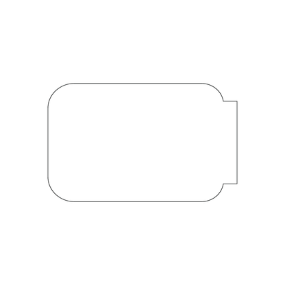 Custom Plastic 2.125" x 3.4" Pill Bottle Shape Cards