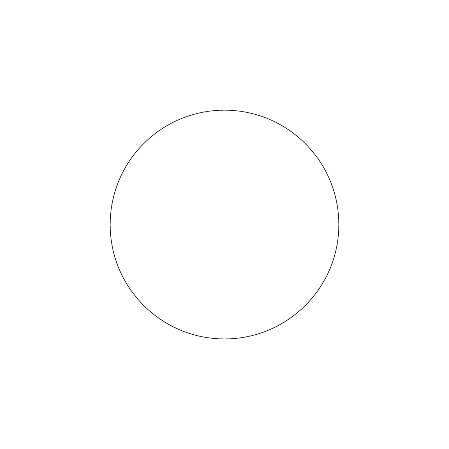 Custom Plastic 3.15" Circle Cards