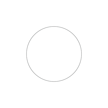 Custom Plastic 3.15" Circle Cards