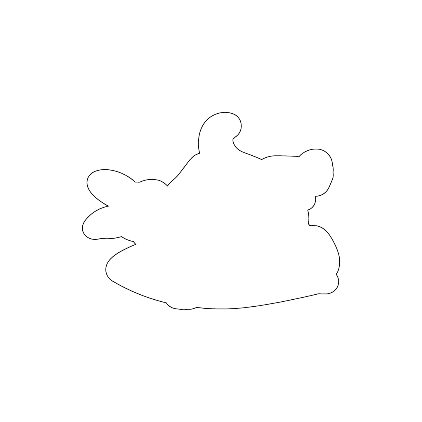 Custom Plastic 3" x 2.3" Character Shape Cards