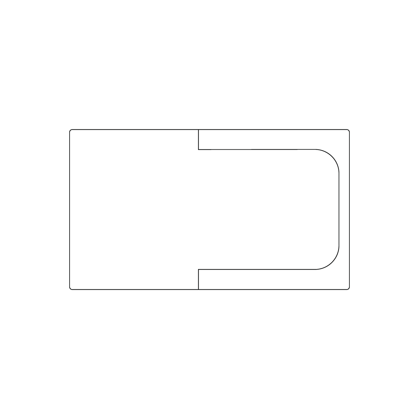 Custom Plastic 3.5" x 2" Stand Up Cards