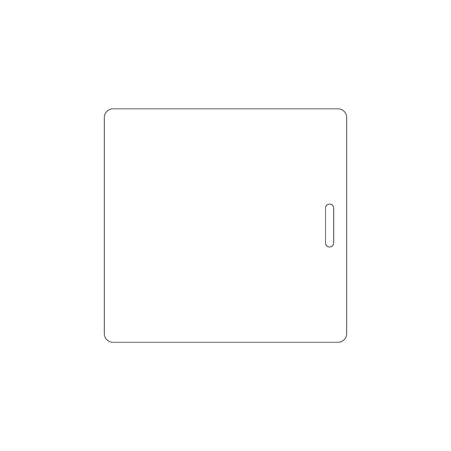 Custom Plastic 3.37" x 3.5" Badges
