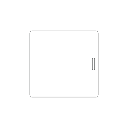 Custom Plastic 3.37" x 3.5" Badges