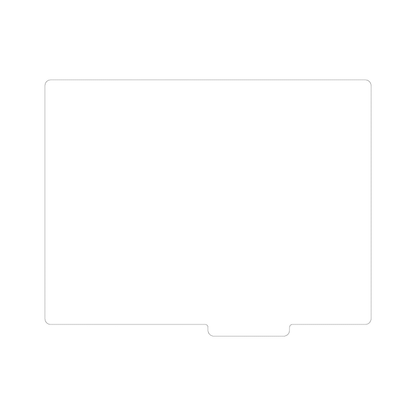Custom Plastic 11" x 14" Tab Centered Menu