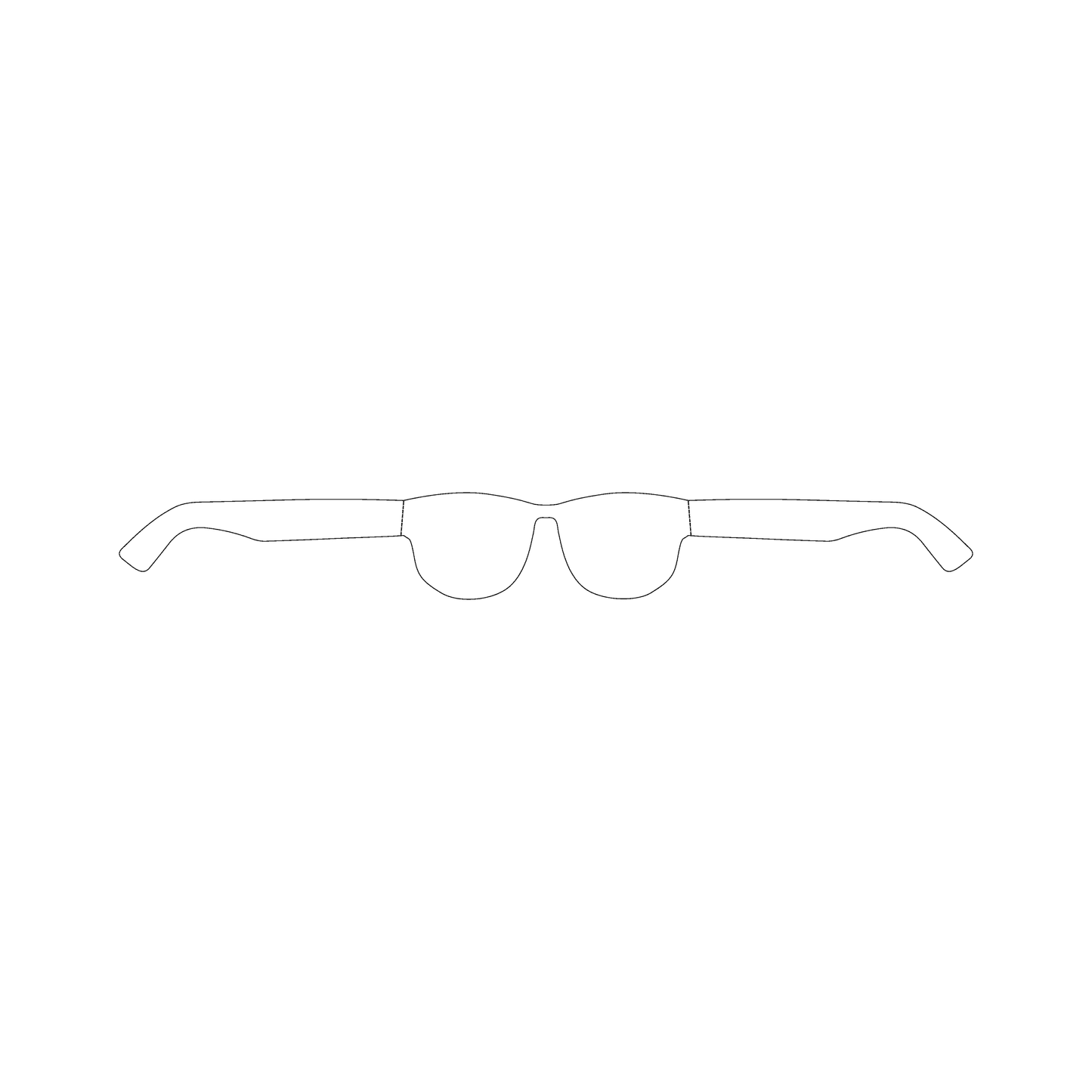 Custom Plastic 1.25" x 10" Sunglasses Cards