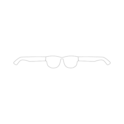 Custom Plastic 1.25" x 10" Sunglasses Cards