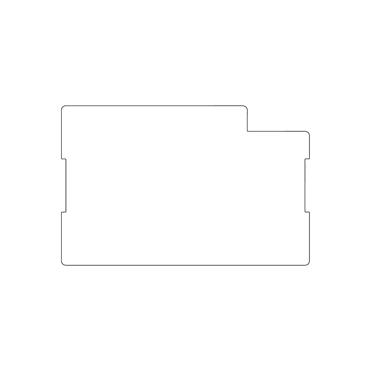 Custom Plastic 3.5" x 2.25" Block Cards