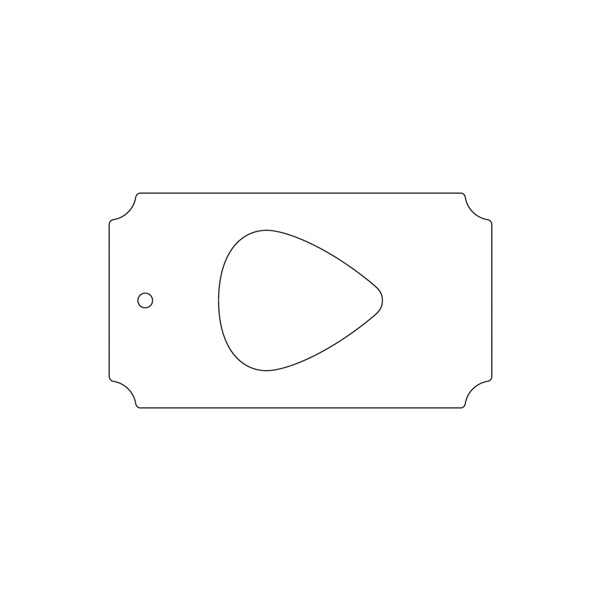 Custom Plastic Punch-Out Guitar Pick Combo – Plastic Printers