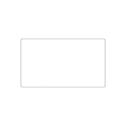 Custom Plastic 3.5" x 2" Slightly Rounded Corners Cards