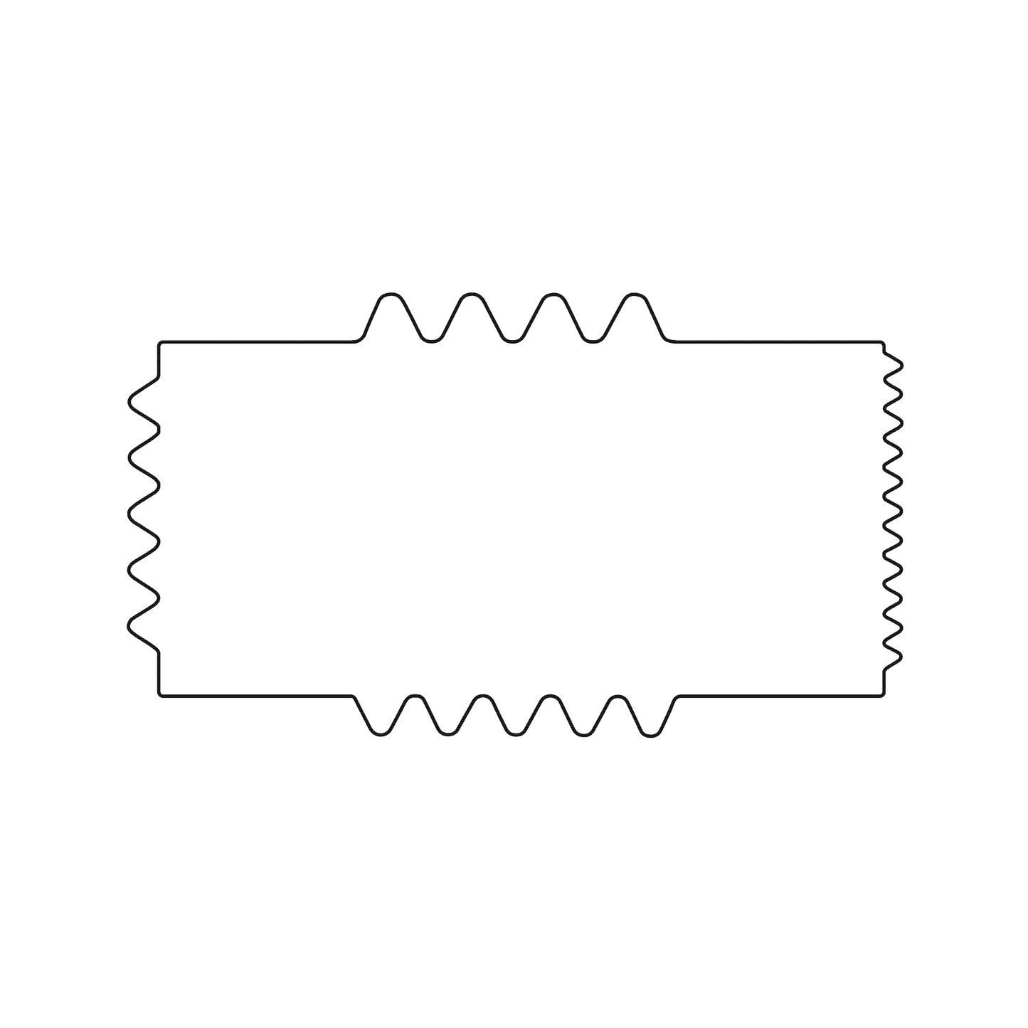 Custom Plastic 3.5" x 2" Measurement Cards