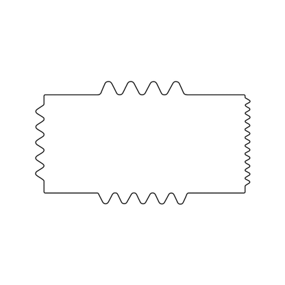Custom Plastic 3.5" x 2" Measurement Cards