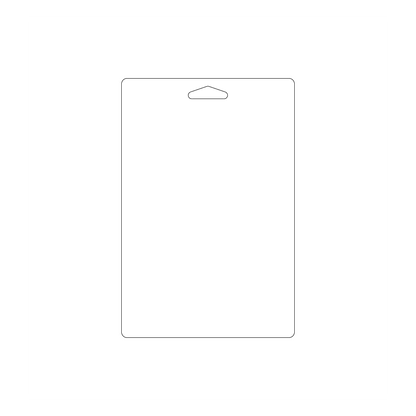 Custom Paper Hanging Gift Card Holder - No Fold, No Slits