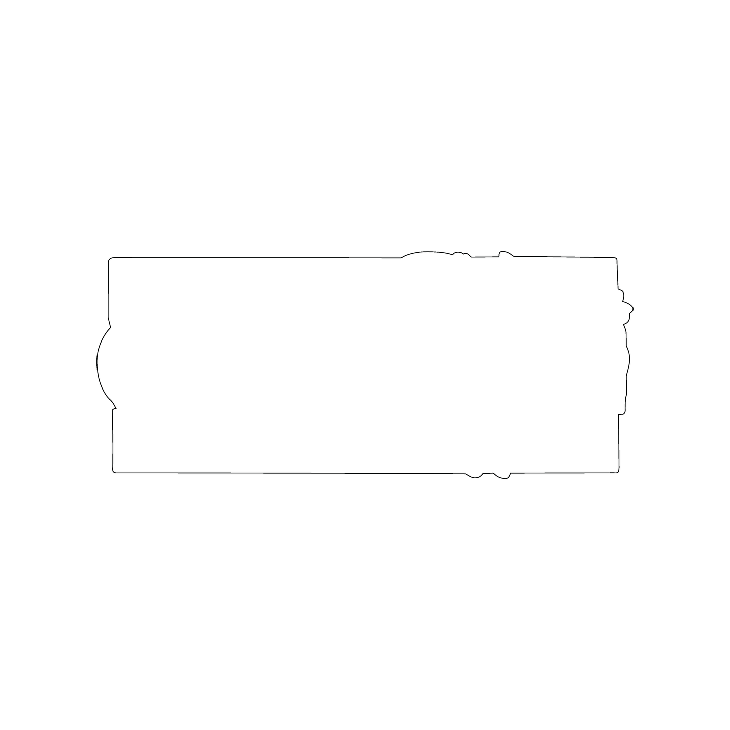 Custom Plastic 2.5" x 5.9" Ridged Bookmark Bookmarks