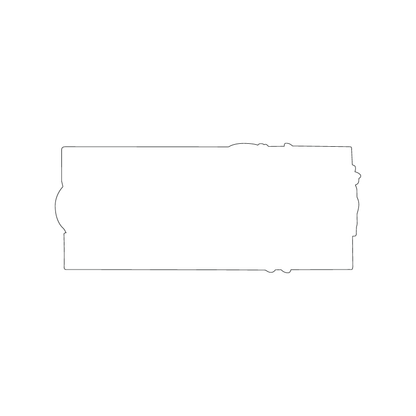 Custom Plastic 2.5" x 5.9" Ridged Bookmark Bookmarks