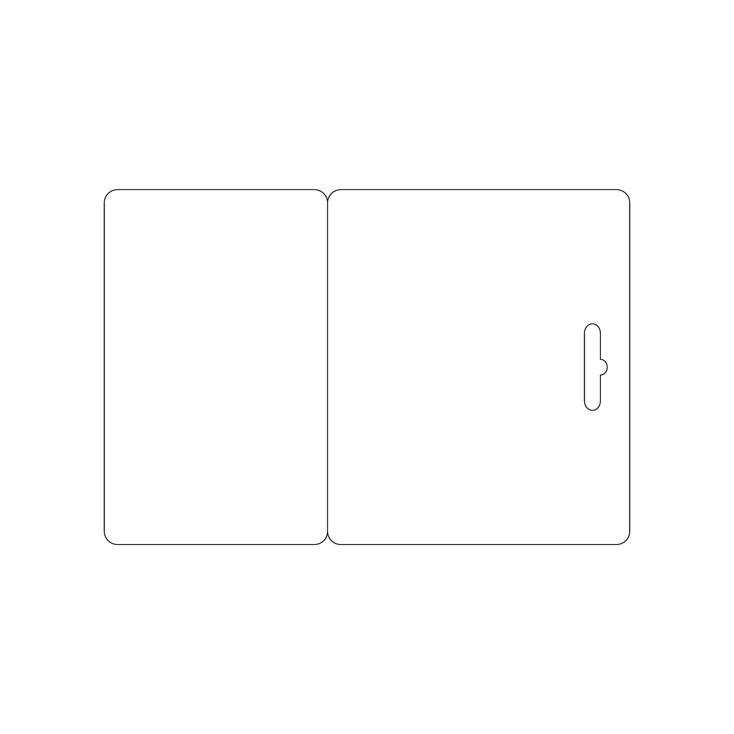 Custom Plastic 5" x 3.375" Breakaway Rack Gift Cards