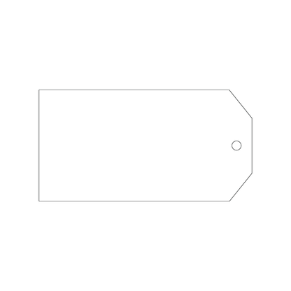 Custom Plastic 3" x 5.75" Price Tags