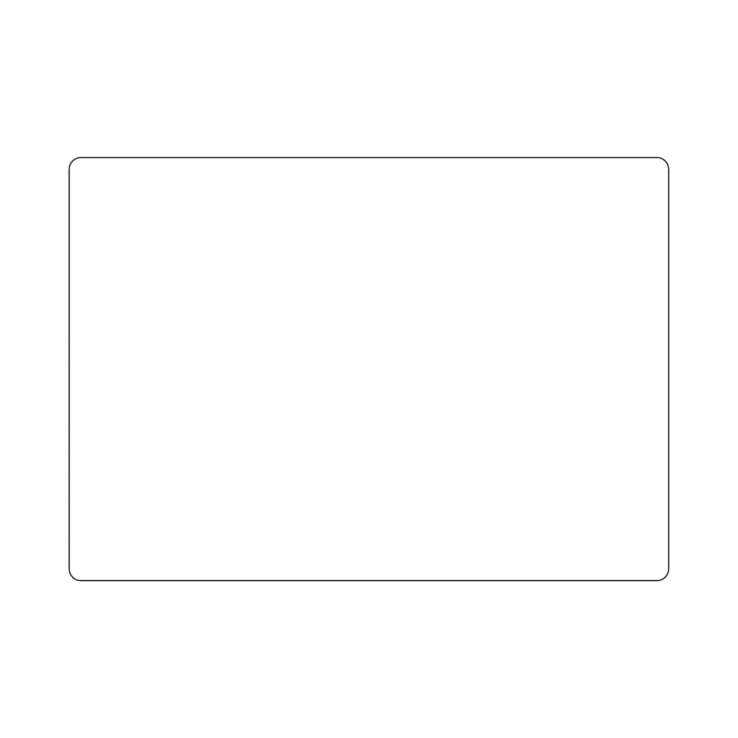 Custom Plastic 6" x 8.5" Rectangle Menus