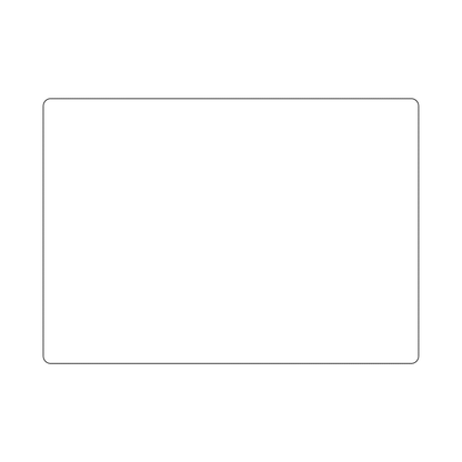 Custom Plastic 6" x 8.5" Rectangle Menus