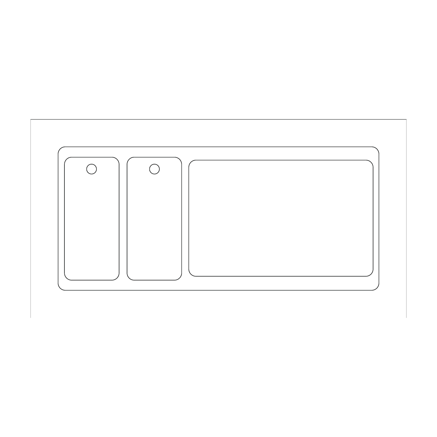 Custom Plastic Punch-Out Card and Two Key Tags Combo