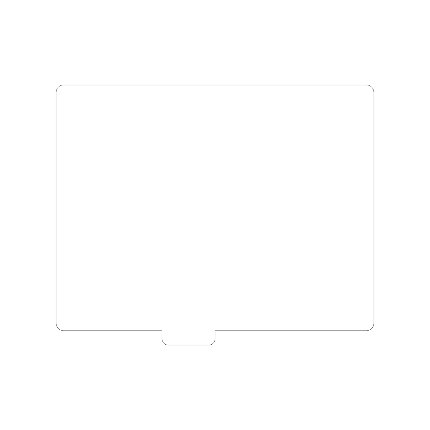 Custom Plastic 9" x 11" Sheet with Tab 3 Signage