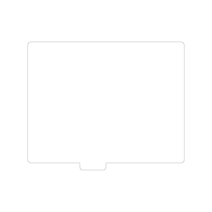 Custom Plastic 9" x 11" Sheet with Tab 3 Signage