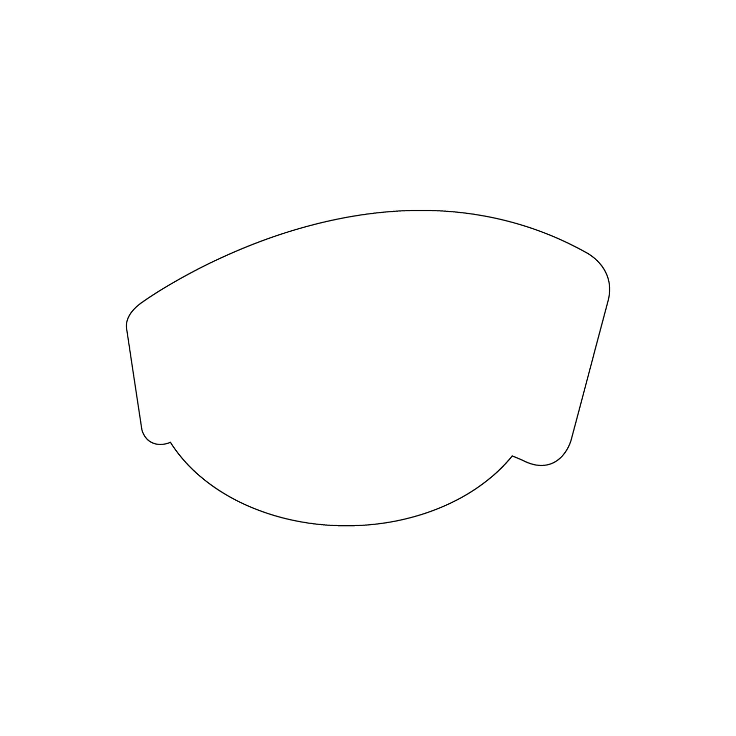 Custom Plastic 3.25" x 2.12" Round Bottom Cards