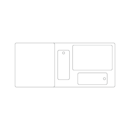 Custom Plastic Card, Two Key Tags, and Large Breakaway Card Combo