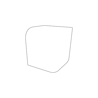 Custom Plastic 2.5" x 2.5" Cube Shape Cards