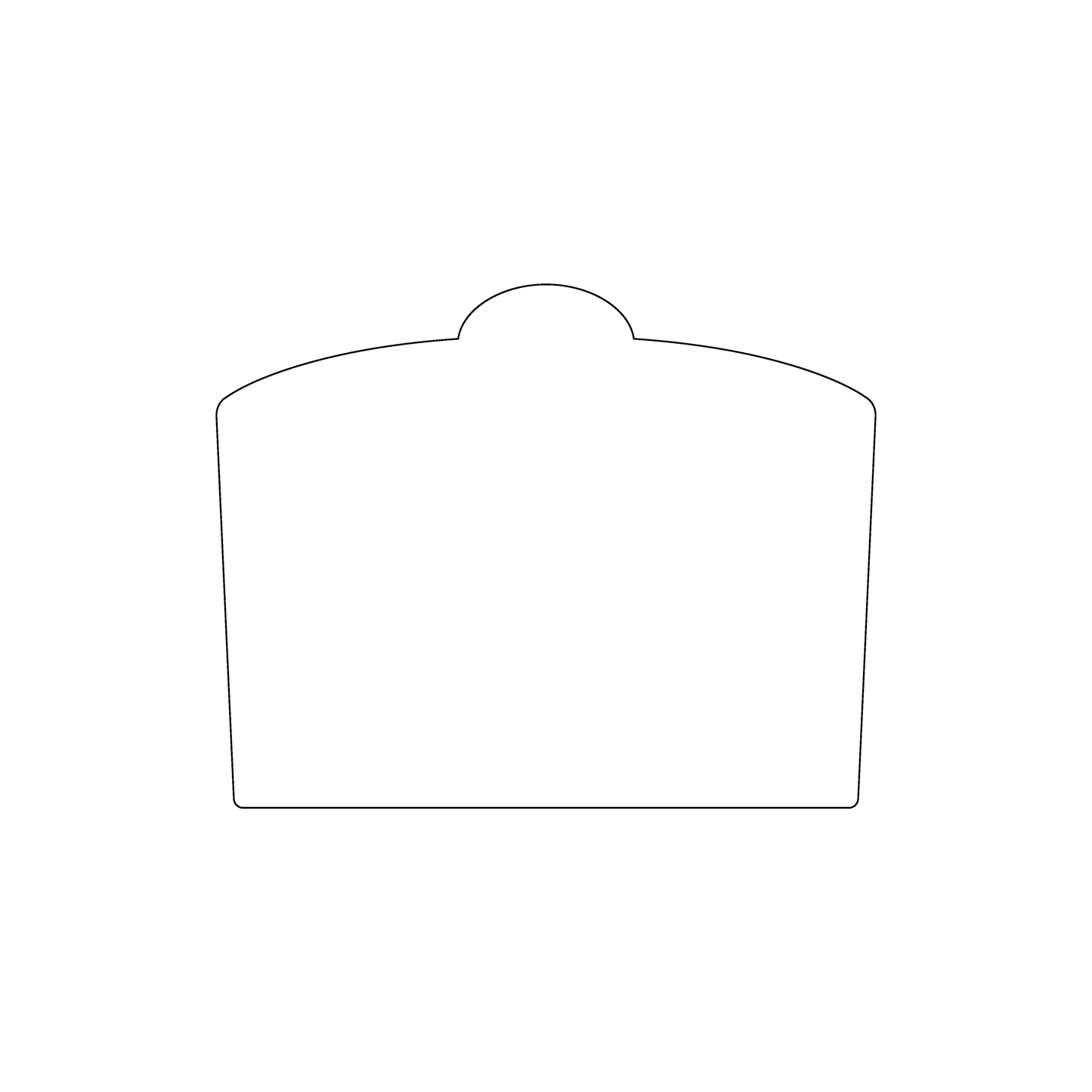 Custom Plastic 3.15" x 2.5" Bump Cards