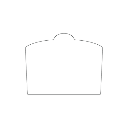 Custom Plastic 3.15" x 2.5" Bump Cards