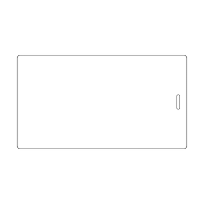 Custom Plastic 4" x 7.25" Long Luggage Tags