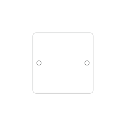 Custom Plastic 2.5" x 2.5" Square with Two Holes Tags