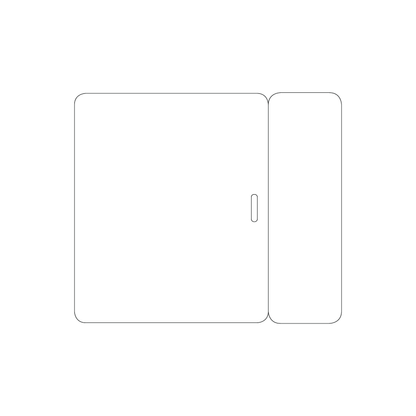 Custom Plastic 5.5" x 4.75" Snap-Off Badges