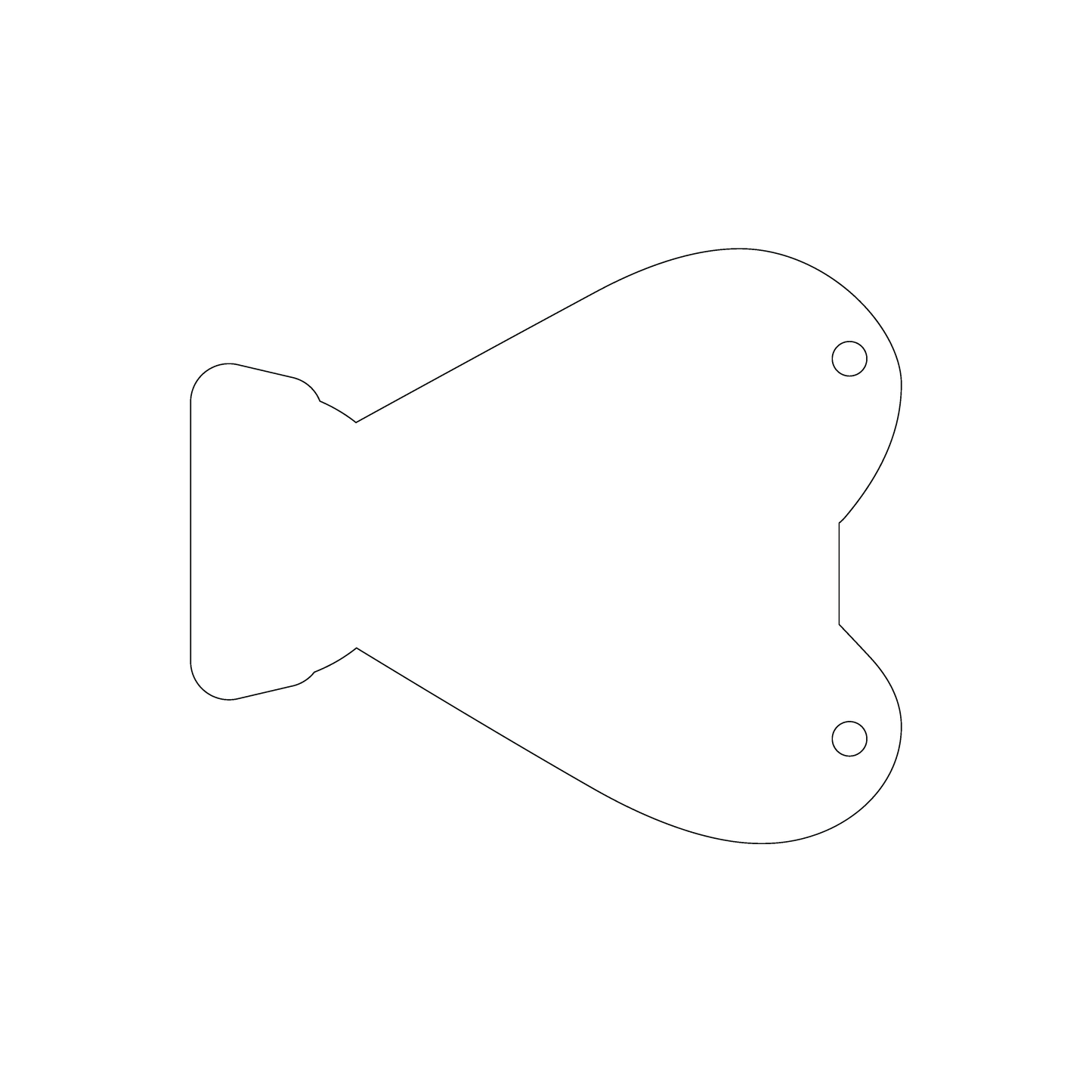 Custom Plastic 4.3" x 5.14" Trophy Shape Tags