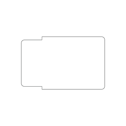 Custom Plastic 3.375" x 2.125" Key Card Insert Cards