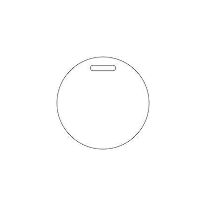 Custom Plastic 2" x 2" Circle Badges