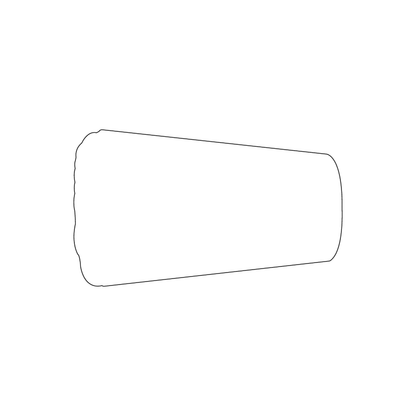 Custom Plastic 3" x 1.75" Pint Glass Shape Cards