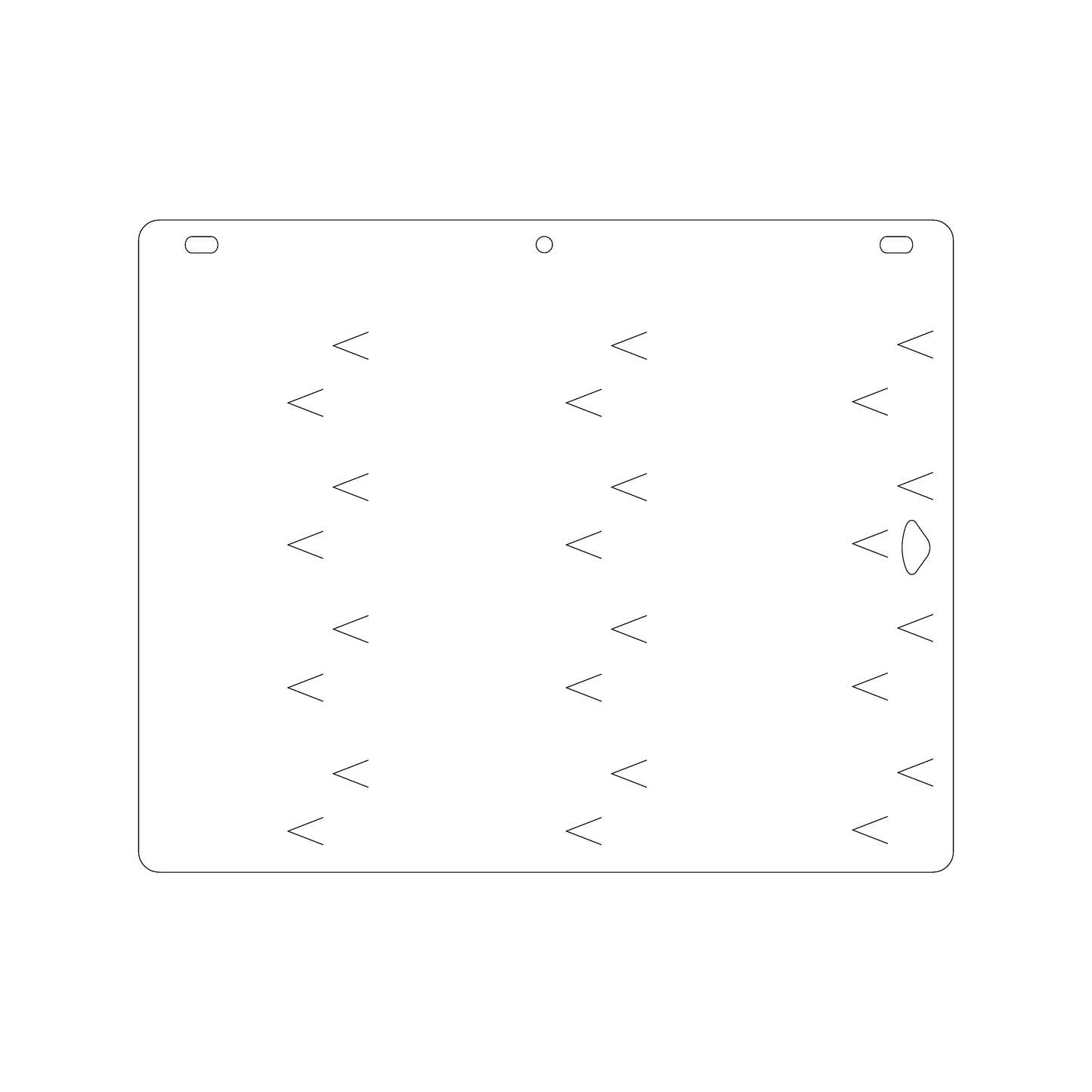Custom Plastic 8" x 10" Large Display Cards