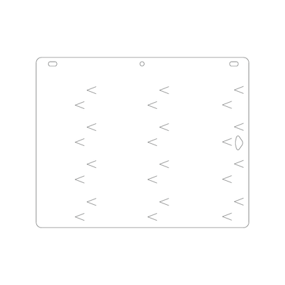 Custom Plastic 8" x 10" Large Display Cards