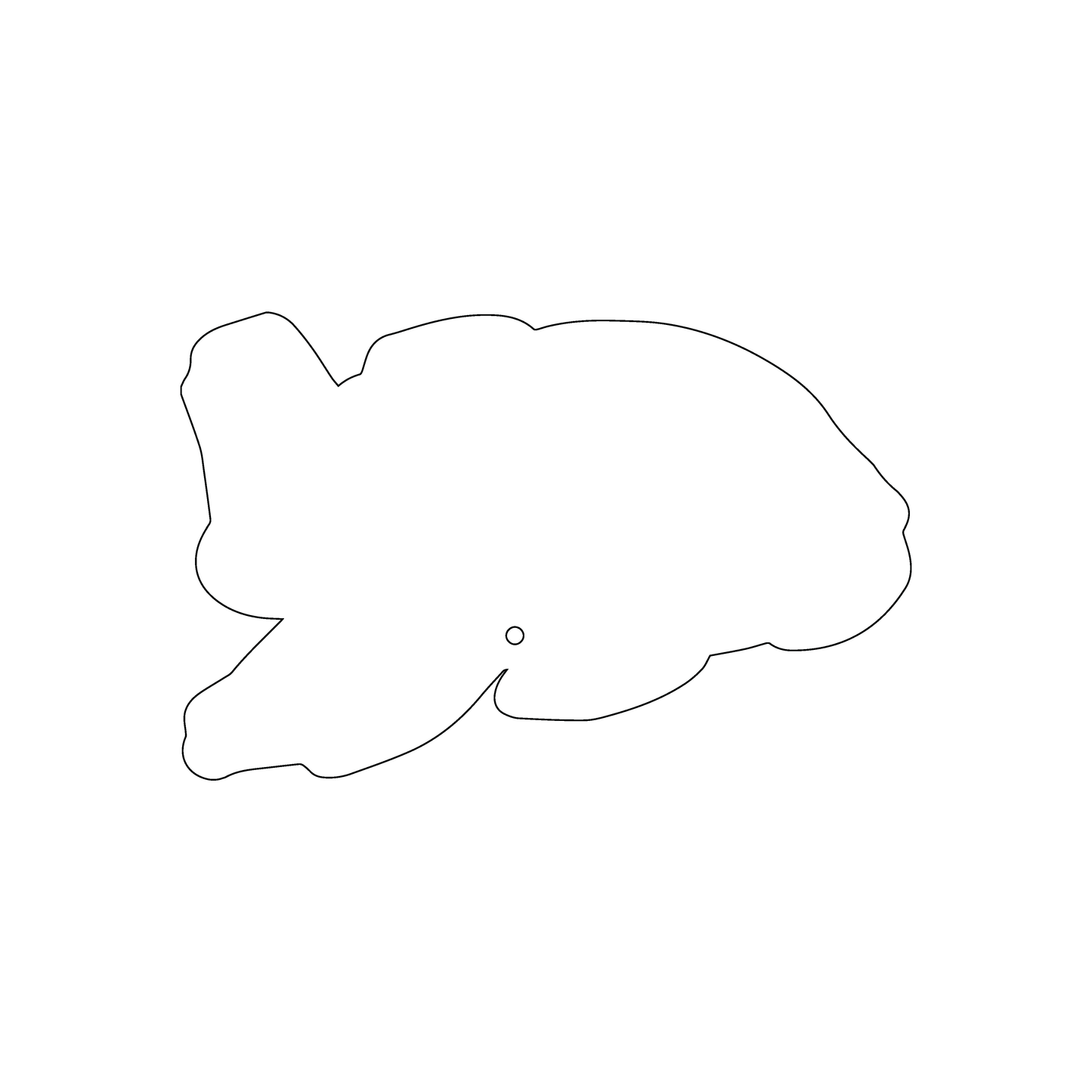 Custom Plastic 3.5" x 2.24" Fish Shape Cards